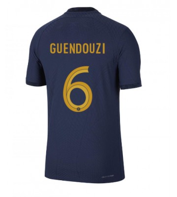 Frankrig Matteo Guendouzi #6 Hjemmebanetrøje VM 2022 Kort ærmer